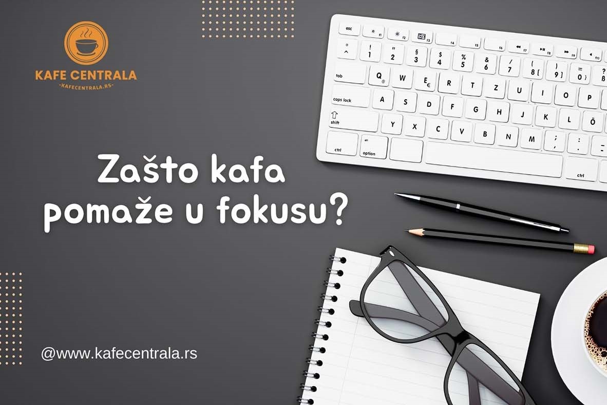 Kafa centrala logo pored tastature